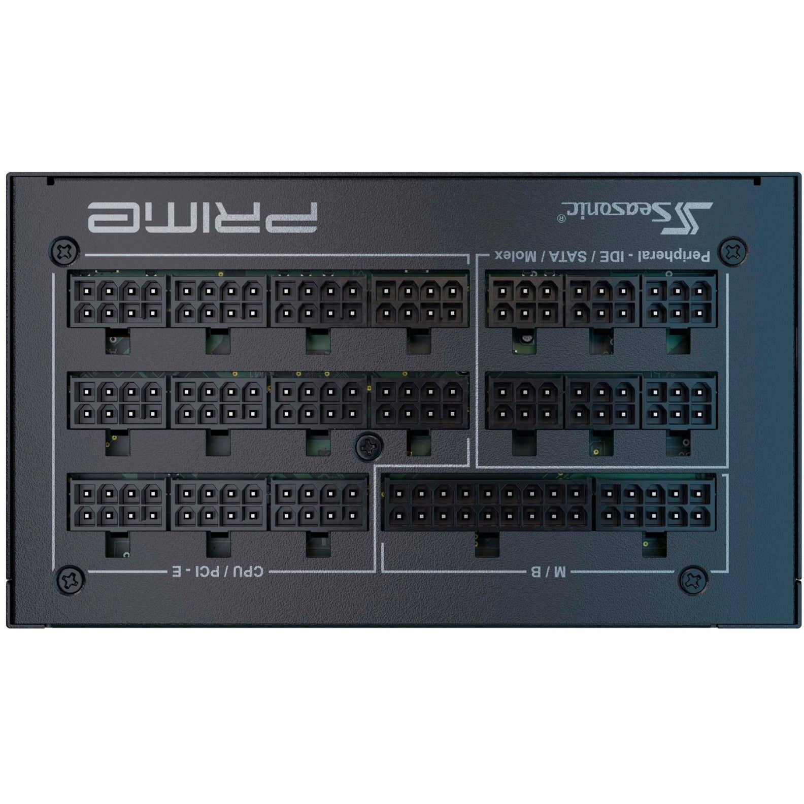 seasonic prime tx-1600 modulaire 1600 watt voeding (zwart, 2x 12v-2x6, 6x pcie)