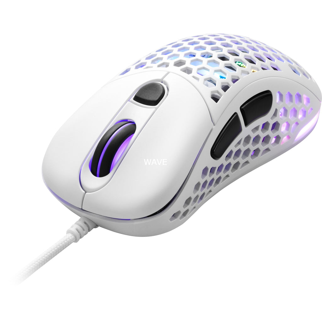 Sharkoon light² 200 gaming muis (wit, 50 - 16,000 dpi, rgb leds)