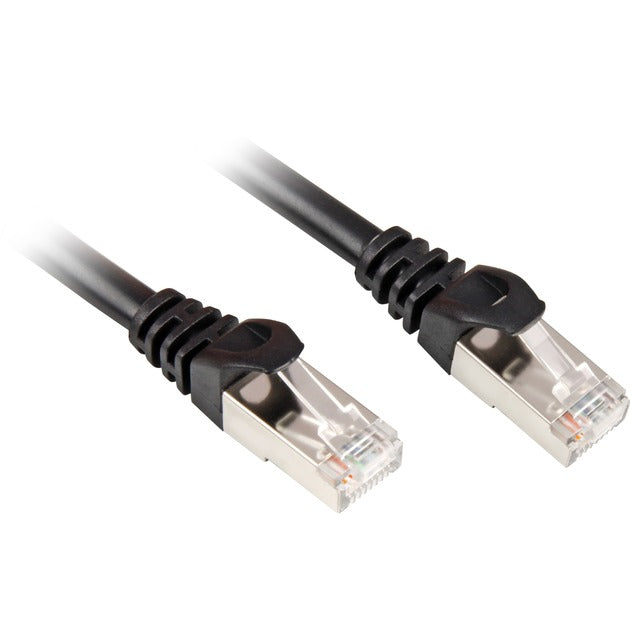 Sharkoon patchkabel sftp, rj-45 met cat.6 (zwart, 5 meter)