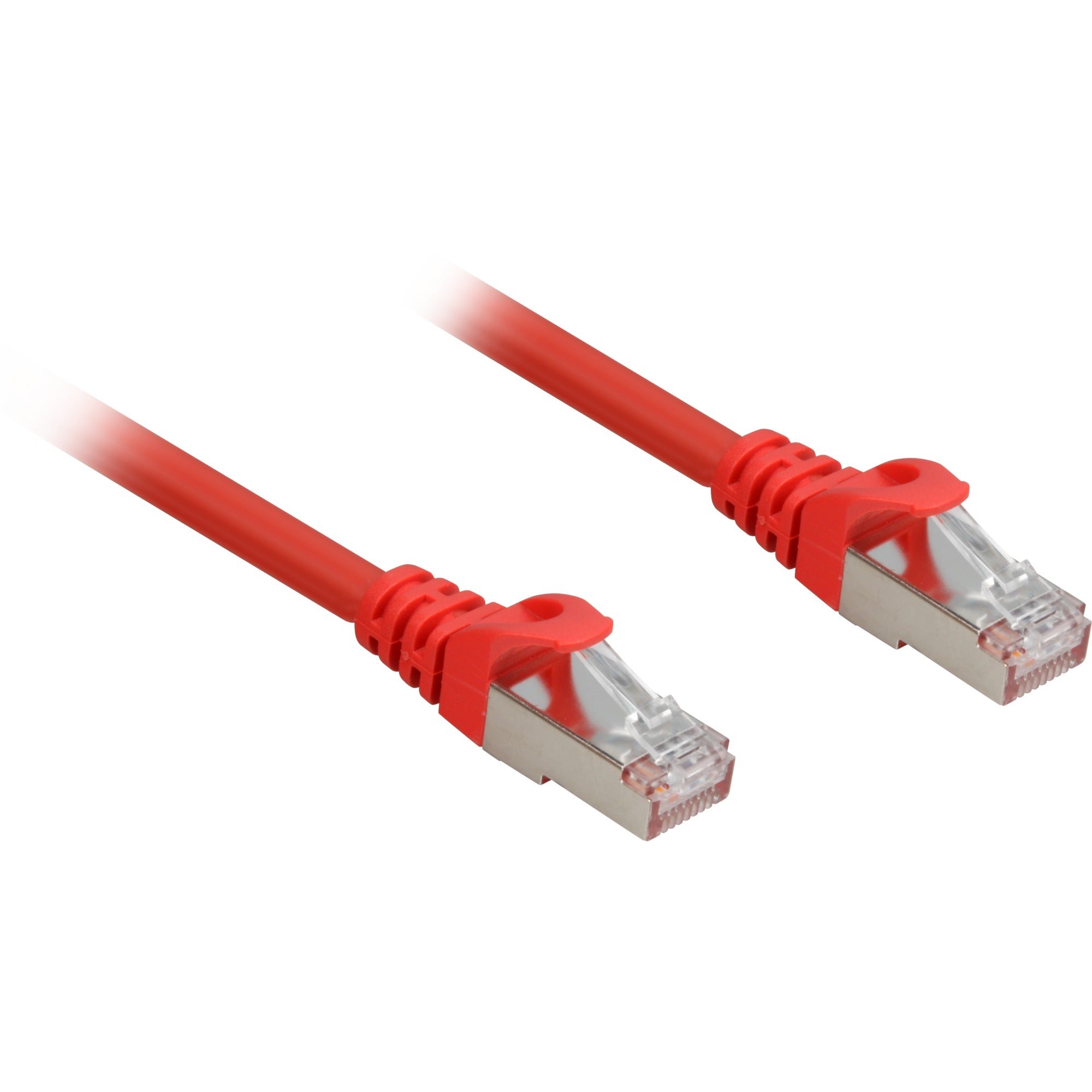Sharkoon patchkabel sftp, rj-45 met cat.6a (rood, 3 meter, halogeenvrij)
