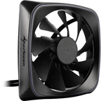 Sharkoon rgb shark lights case fan (zwart, 120 x 120 x 25 mm)