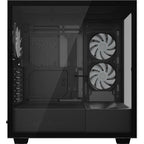 Sharkoon rebel c60 rgb midi tower behuizing (zwart | 2x usb-a | 1x usb-c | rgb | tempered glass)