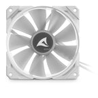 Sharkoon rebel f50 pwm rgb case fan (wit, 120 x 120 x 25 mm)