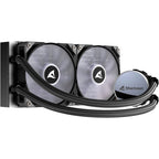 Sharkoon s70 rgb waterkoeling (zwart, 4-pins pwm fan-connector)