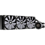 Sharkoon s90 rgb waterkoeling (zwart, 4-pins pwm fan-connector)