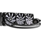 Sharkoon s90 rgb waterkoeling (zwart, 4-pins pwm fan-connector)