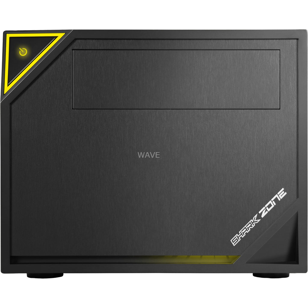 Sharkoon shark zone c10 mini tower behuizing (zwart | 2x usb-a)