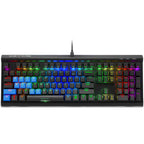 Sharkoon skiller sgk60, gaming toetsenbord (zwart, us lay-out, kailh box white, rgb leds)