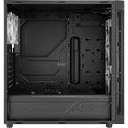 Sharkoon tg5 pro rgb midi tower behuizing (zwart | 4x usb-a | rgb | tempered glass)