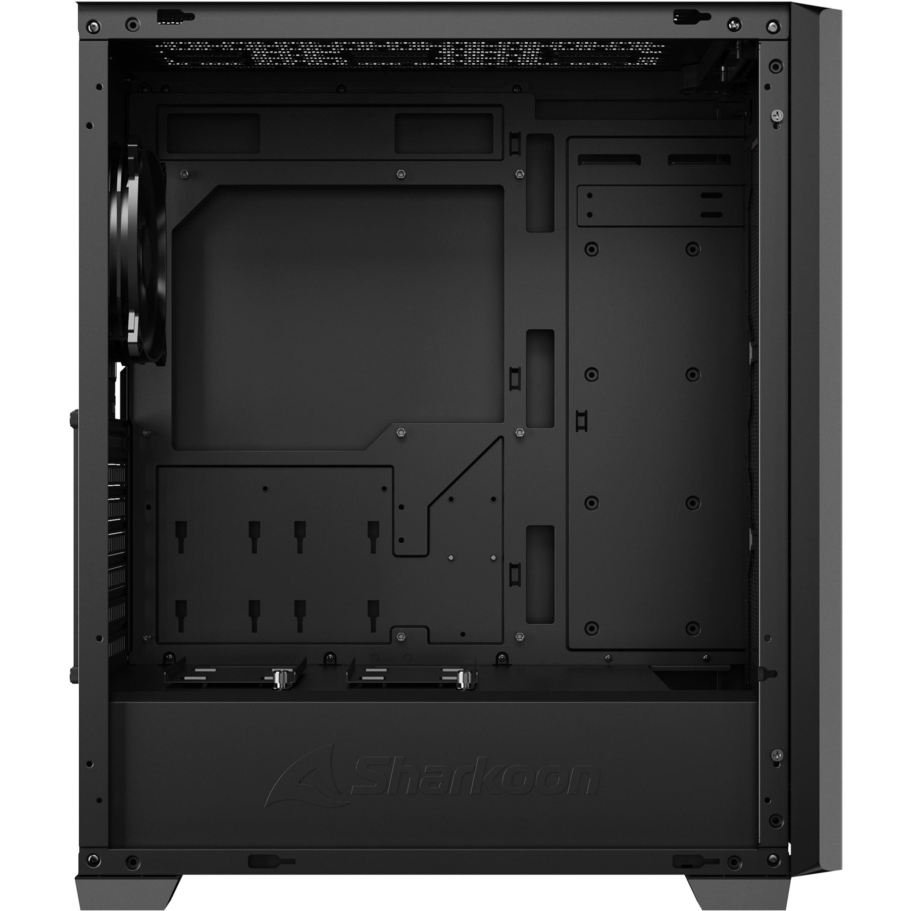 Sharkoon vs9 black midi tower behuizing (zwart | 3x usb-a)