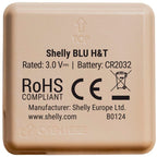 Shelly blu h t temperatuur- en vochtmeter (mokka, bluetooth)