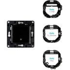 Shelly wall switch 1 knop (zwart)