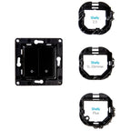 Shelly wall switch 2 knop (zwart)