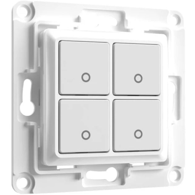 Shelly wall switch 4 knop (zwart)