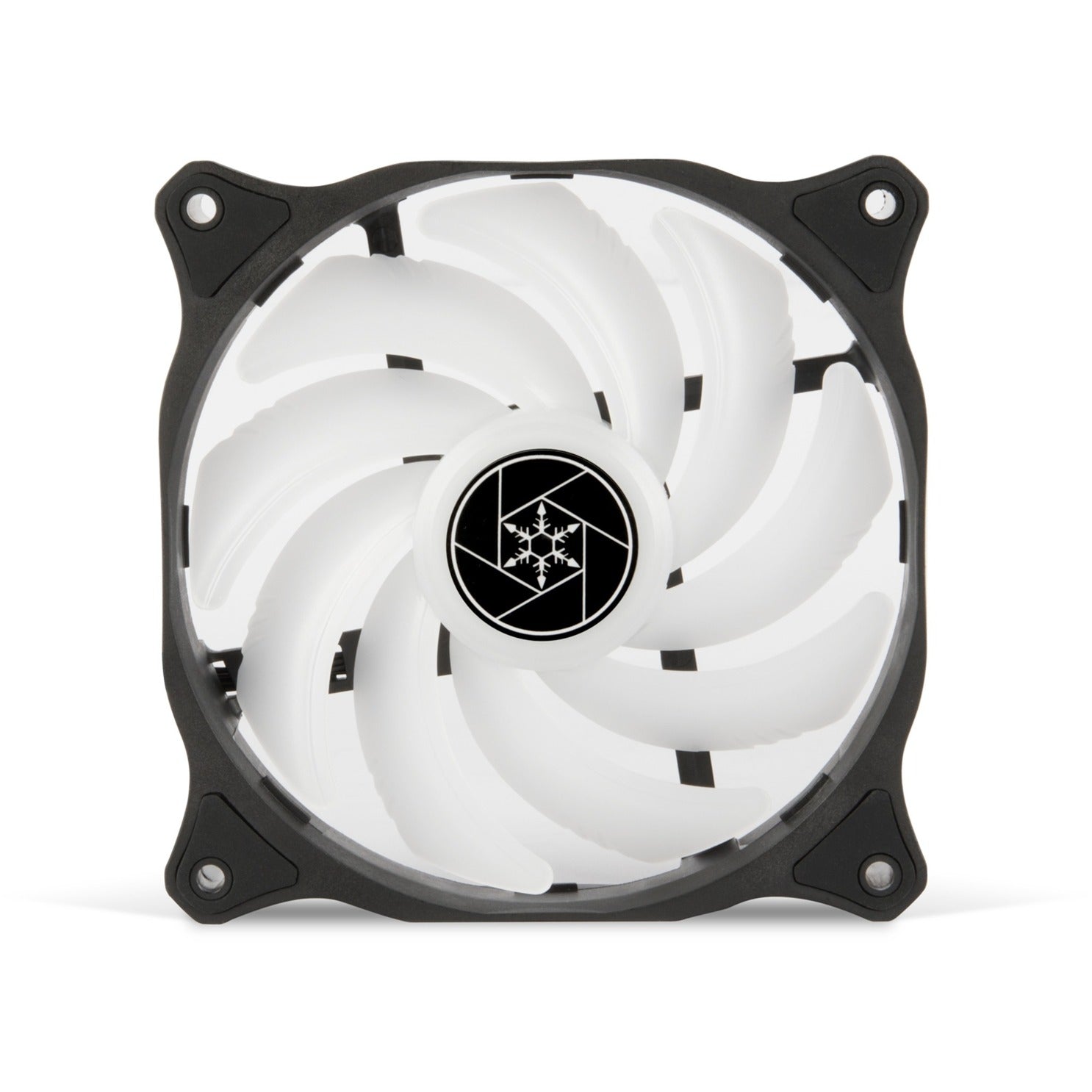 Silverstone air blazer 120r rgb case fan (zwart, 120 x 25 x 120 mm, pwm)