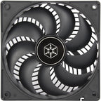 Silverstone air penetrator 120i case fan (zwart, 120 x 120 x 25 mm)