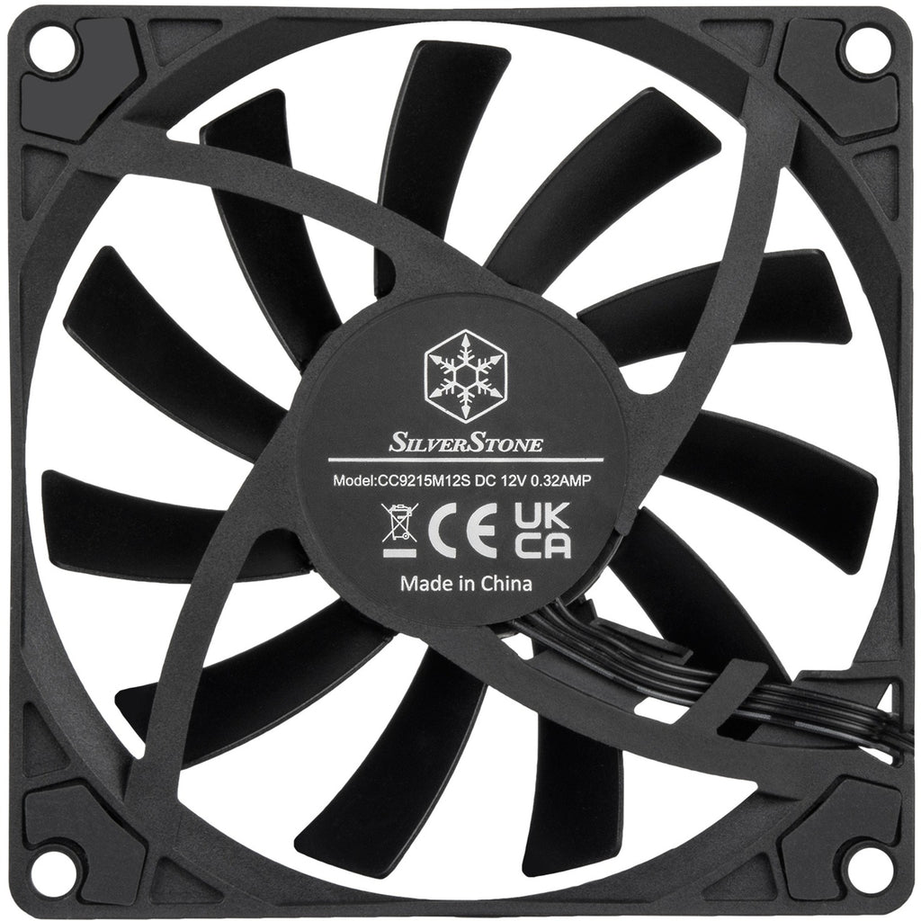 Silverstone air slimmer 90 case fan (zwart, 92 x 92 x 15 mm, pwm)