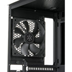 Silverstone fara r1 v2 midi tower behuizing (zwart | 3x usb-a | tempered glass)