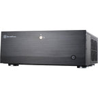 Silverstone grandia gd07b htpc behuizing (zwart | 2x usb-a)