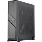 Silverstone milo 12 mini tower behuizing (zwart | 2x usb-a | 1x usb-c)