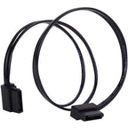 Silverstone sata iii kabel 30cm (zwart, 6gb s, low profile connector, cp11b-300)