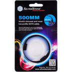 Silverstone sata iii kabel 50cm (zwart, 6gb s, low profile connector, cp11b-500)