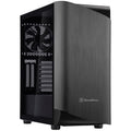 Silverstone seta a1 midi tower behuizing (zwart titanium | 2x usb-a | 1x usb-c | rgb | tempered glass)