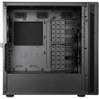 Silverstone seta q1 midi tower behuizing (zwart | 2x usb-a | 1x usb-c)