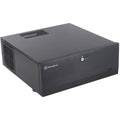 Silverstone sst-gd07b-c htpc behuizing (zwart | 1x usb-a | 1x usb-c)