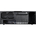 Silverstone sst-gd09b htpc behuizing (zwart | 2x usb-a)