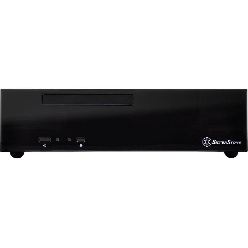 Silverstone sst-ml09b htpc behuizing (zwart | 2x usb-a)