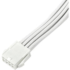 Silverstone sst-pp07e-eps8w-v2, eps 12v 8pin (4+4) verlengkabel (wit, 30 centimeter)