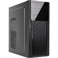 Silverstone sst-ps13b midi tower behuizing (zwart | 2x usb-a)