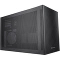 Silverstone sugo 17 mini tower behuizing (zwart | 2x usb-a | 1x usb-c)