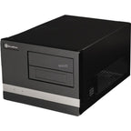 Silverstone sugo sg02b-f htpc behuizing (zwart | 2x usb-a)