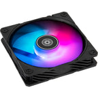 Silverstone shark force 120 argb case fan (zwart, 120 x 120 x 25 mm, pwm)