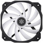 Silverstone shark force 160 argb case fan (zwart, 160 x 160 x 25 mm, pwm)