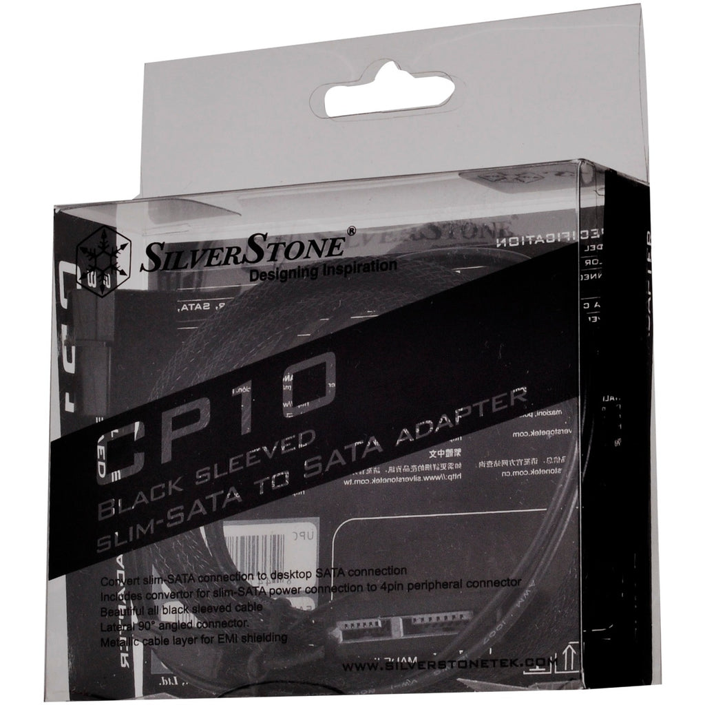 SilverStone SilverStone Slim SATA 2-in-1 Datakabel + Stroomadapter