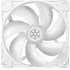 Silverstone vista 140 argb case fan (wit, 140 x 140 x 25 mm, pwm)