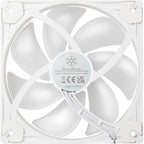 Silverstone vista 140 argb case fan (wit, 140 x 140 x 25 mm, pwm)