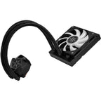 Silverstone vida 120 slim waterkoeling (zwart)