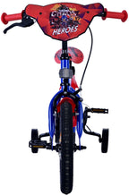 Sonic prime kinderfiets - jongens - 14 inch - blauw rood