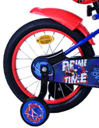Sonic prime kinderfiets - jongens - 16 inch - blauw rood