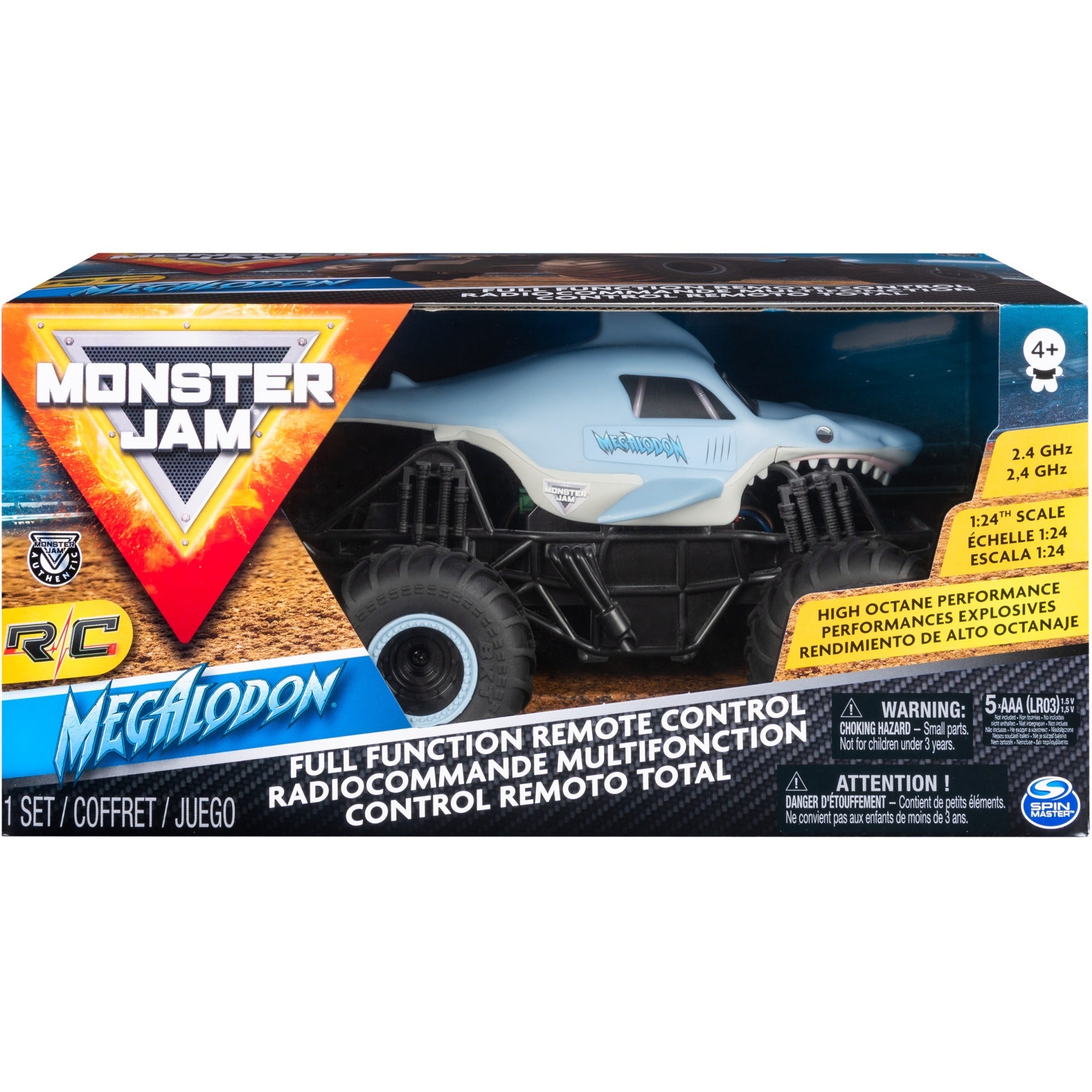 Monster jam rc megladon truck 1:24
