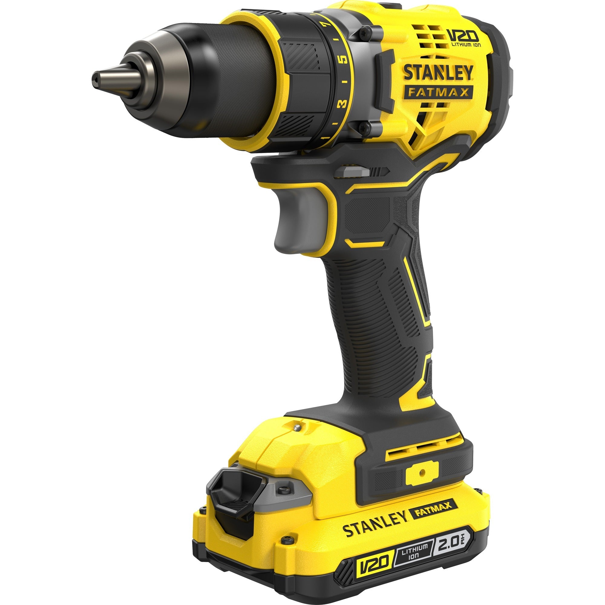 Stanley powertools stanley fatmax sfmcd720d2k v20 18v bl schroefboor | 2x 2.0ah - sfmcd720d2k-qw