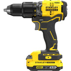 Stanley fatmax sfmcd715d2k v20 18v bl schroefklopboor | 2x 2.0ah - sfmcd715d2k-qw