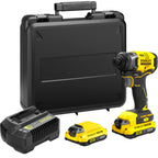 Stanley fatmax sfmcf810d2k v20 18v accu slagschroevendraaier | 2x 2.0ah en lader - sfmcf810d2k-qw