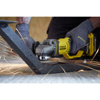 Stanley fatmax v20 18v haakse slijper (geel zwart, koffer, 2 accu's (4.0ah) en oplader (4a) inbegrepen)