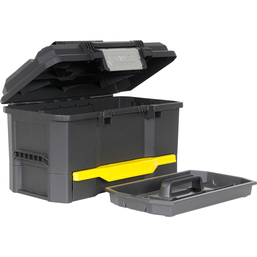 Stanley koffers gereedschapskoffer 19 met drukslot en lade, type 1-70-316 - 1-70-316