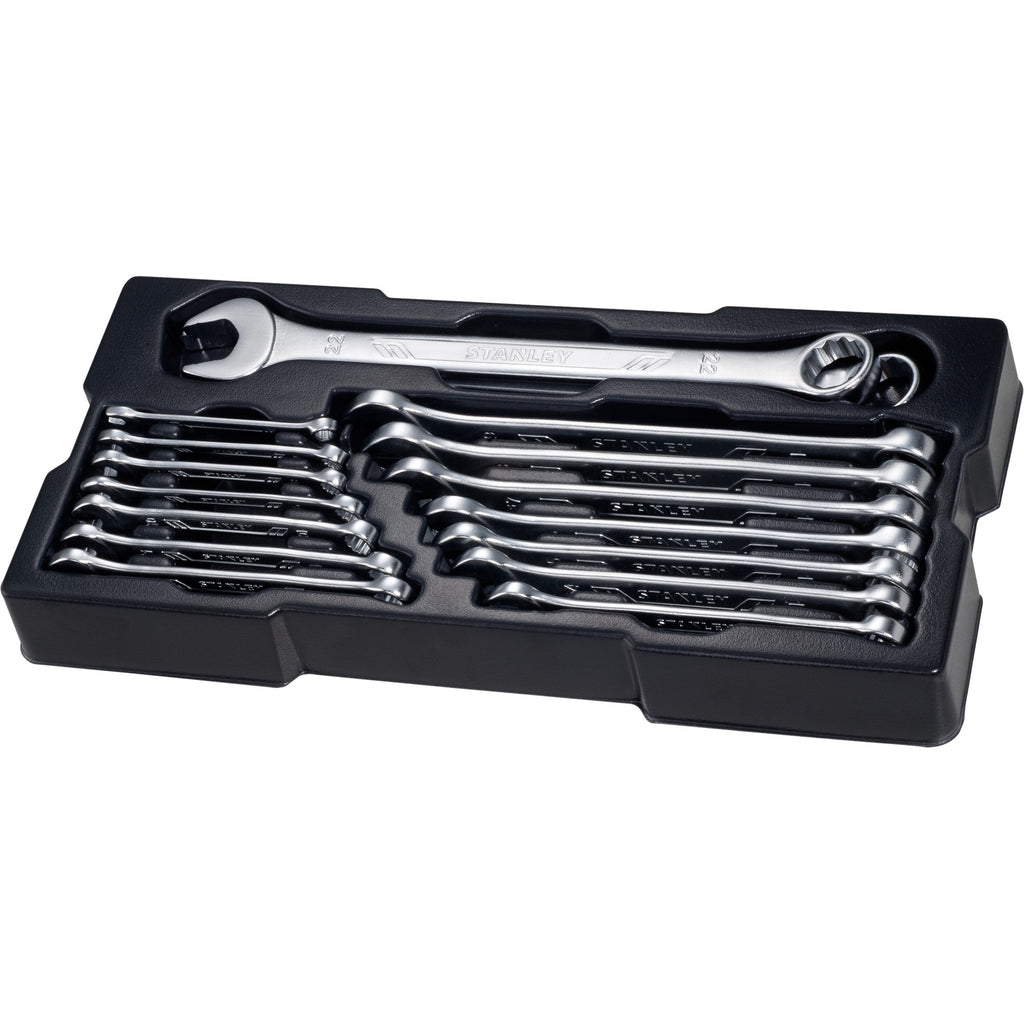 Stanley handgereedschap stanley transmodule ringsteeksleutelset 16-delig - stmt1-74178 - stmt1-74178
